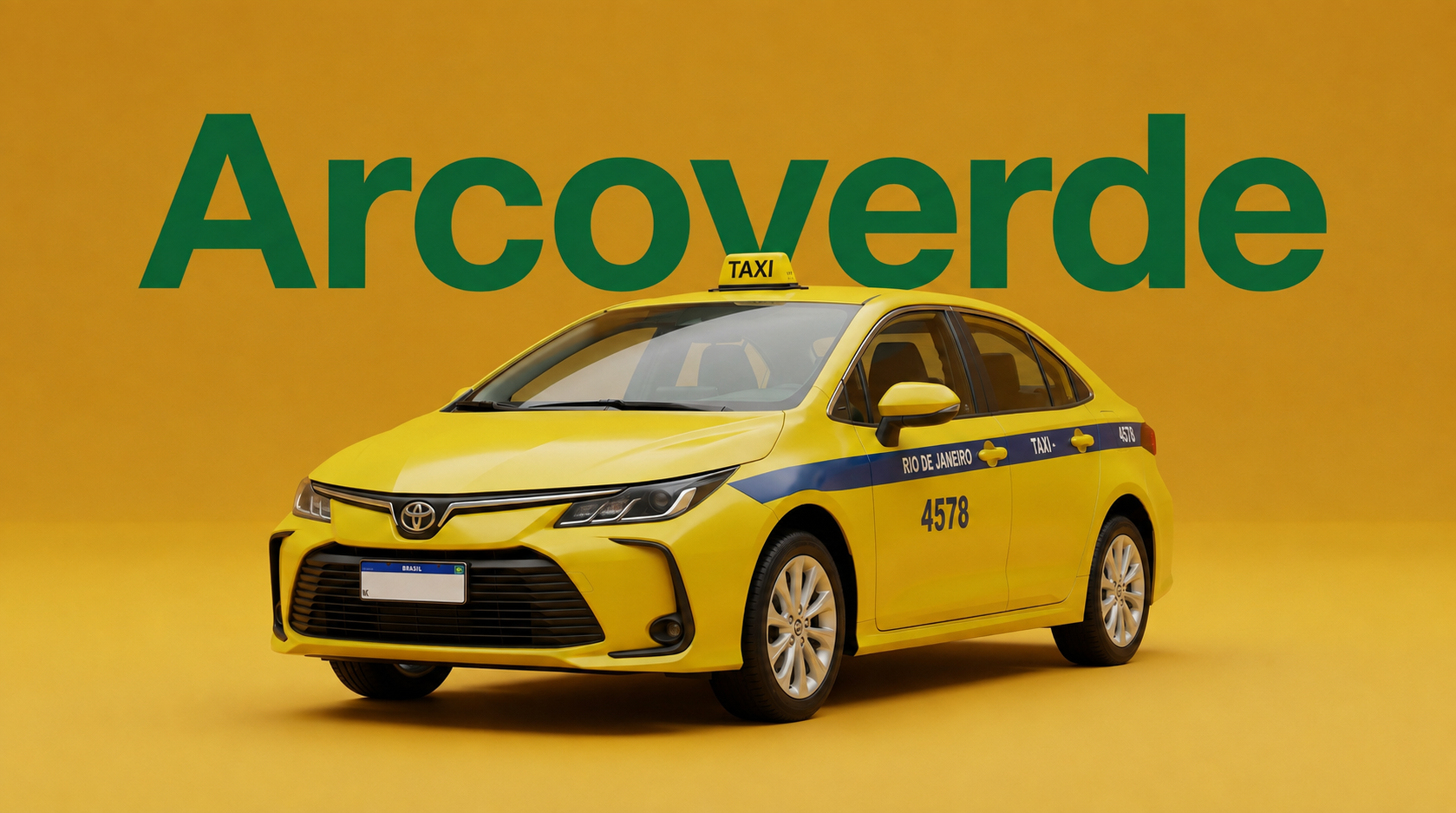 Arco Verde Táxi — Toyota Corolla Rio de Janeiro